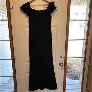 Elegant Black Off-Shoulder Dress - Betsy & Adam - 8